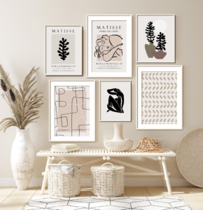 Matisse Gallery Wall set of 6