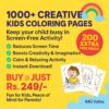 1000 coloring Pages for Kids Creativity