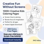 1000 coloring Pages for Kids Creativity
