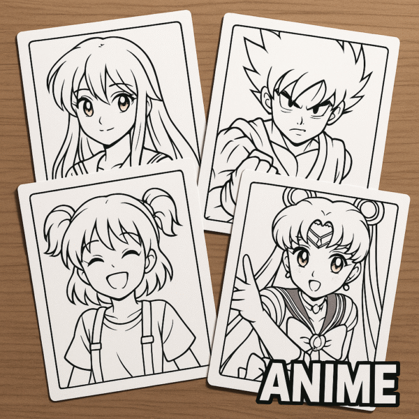 Anime Coloring Pages