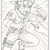 Anime Coloring Pages-natruto