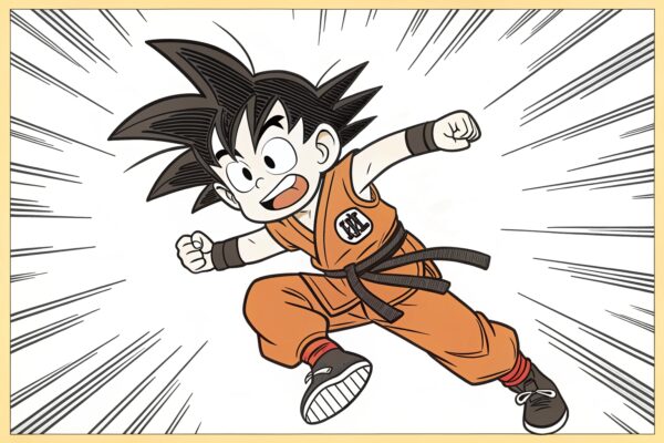 Goku Dragon Ball Z coloring Page