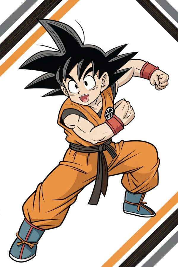 Goku Dragon Ball Z coloring Page