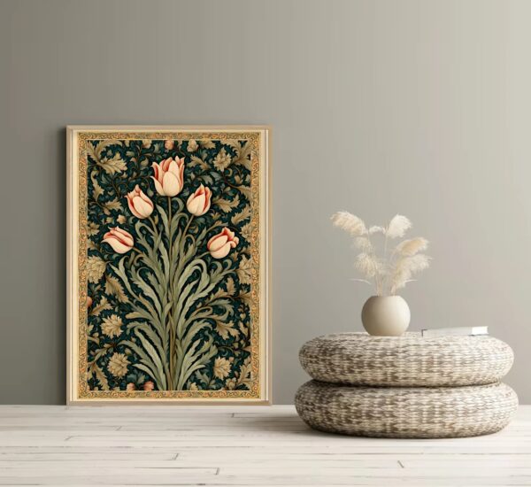 Pichwai Art Prints Set: Lotus, Peacock, Elephant (Digital Download)