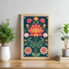 Lotus Wall Art Set: Vintage Pichwai Posters (Digital Download)