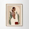 Indian Woman Poster Art print