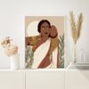Indian Art, Indian Lady Wall Art