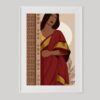 Indian Lady Wall Art | Indian Woman in Saree