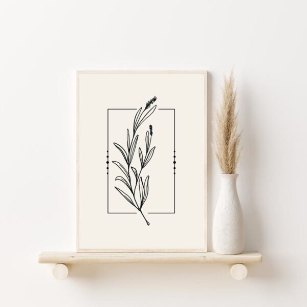 Boho Botanical Art Set of 3