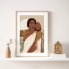 Indian Art, Indian Lady Wall Art