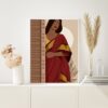 Indian Lady Wall Art | Indian Woman in Saree